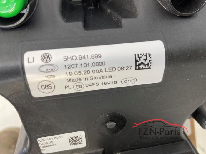 VW Golf 8 Mistlamp Links Voorbumper Dagrijverlichting