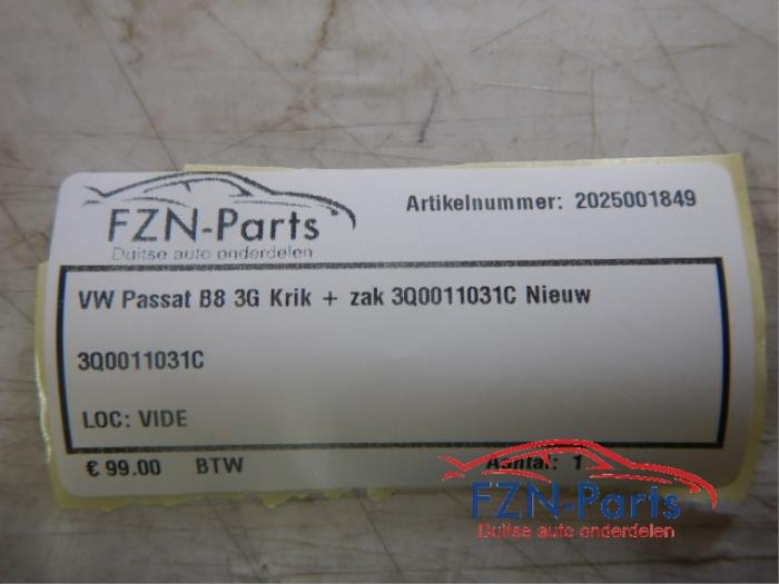 VW Passat B8 3G Krik + Zak