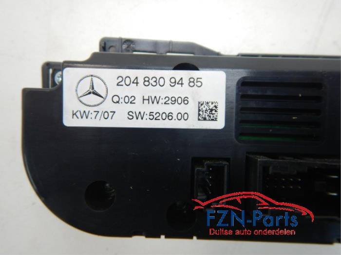 Climatronic Paneel Mercedes C-Klasse (22733164)