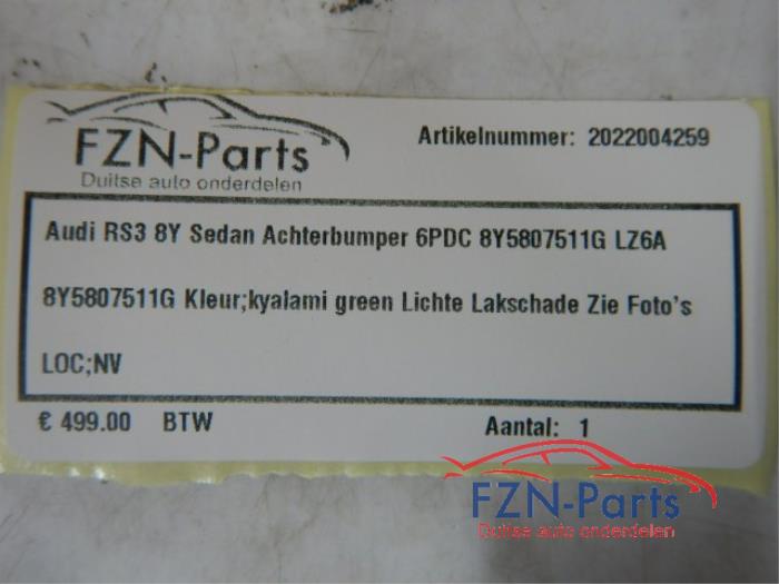 Audi RS3 8Y Sedan Achterbumper 6PDC
