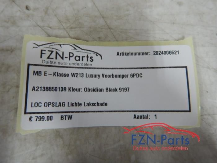Mercedes-Benz E-Klasse W213 Luxury Voorbumper 6PDC A