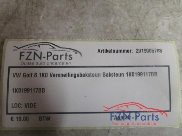 VW Golf 6 1K0 Versnellingsbaksteun Baksteun