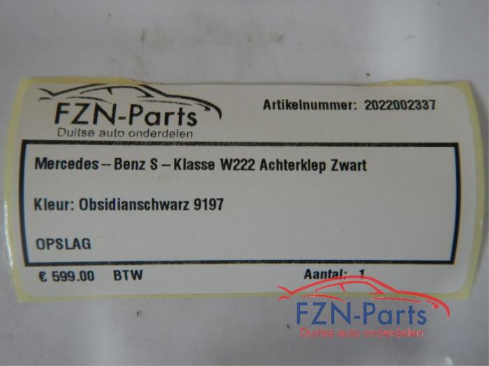 Achterklep Mercedes S-Klasse (22724510)