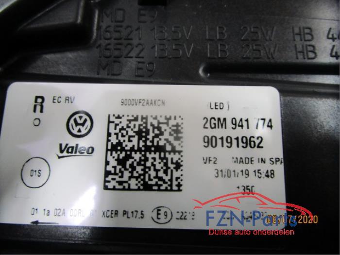 VW T-Cross 2GM VOLLED Koplamp Rechts