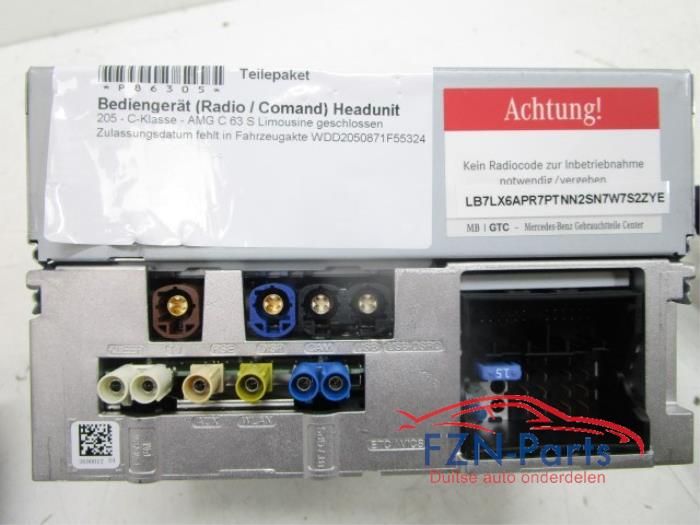 Mercedes-Benz C-Klasse W205 Navischerm + Computer + Knoppen WDD2050871F55324