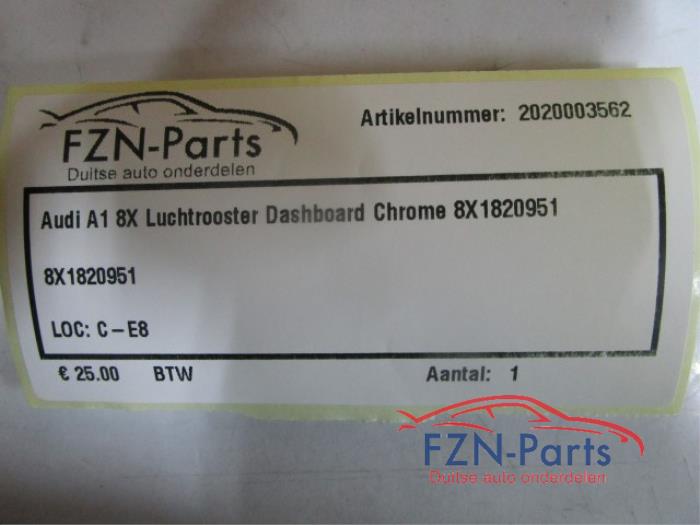 Luchtrooster Dashboard Audi A1 (22735874)