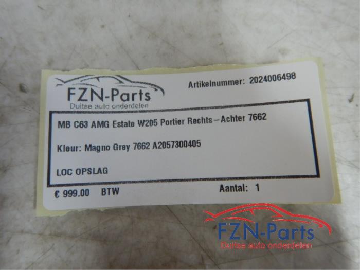 Portier 4Deurs rechts-achter Mercedes C-Klasse (22723908)