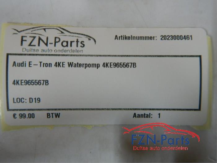 Waterpomp Audi E-Tron (22729319)