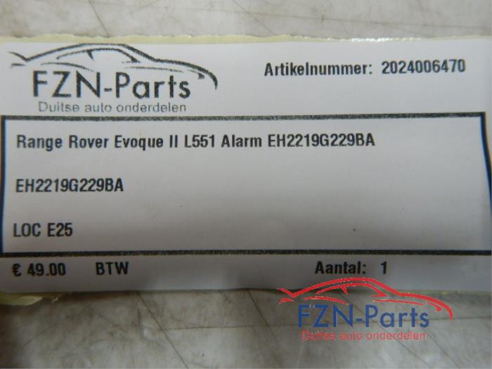 Alarm sirene Landrover Evoque (22741737)