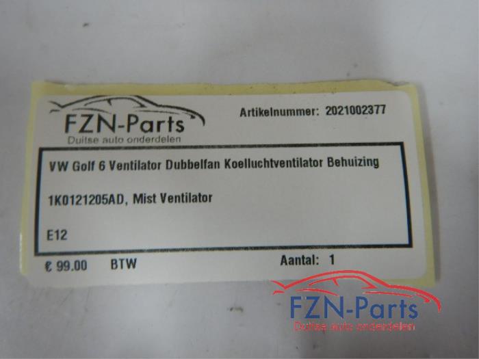 Kachel Ventilatiemotor Volkswagen Golf (22741057)