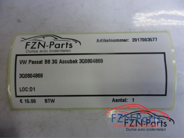 VW Passat B8 3G Accubak