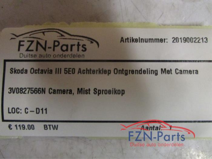 Achteruitrij Camera Skoda Octavia (22742997)