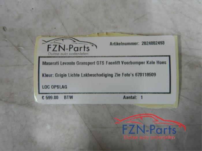 Maserati Levante Gransport GTS Facelift Voorbumper