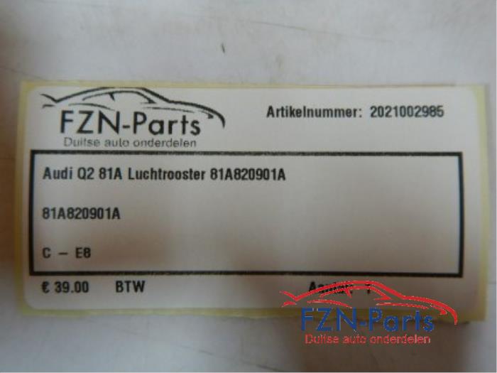 Luchtrooster Dashboard Audi Q2 (22735981)