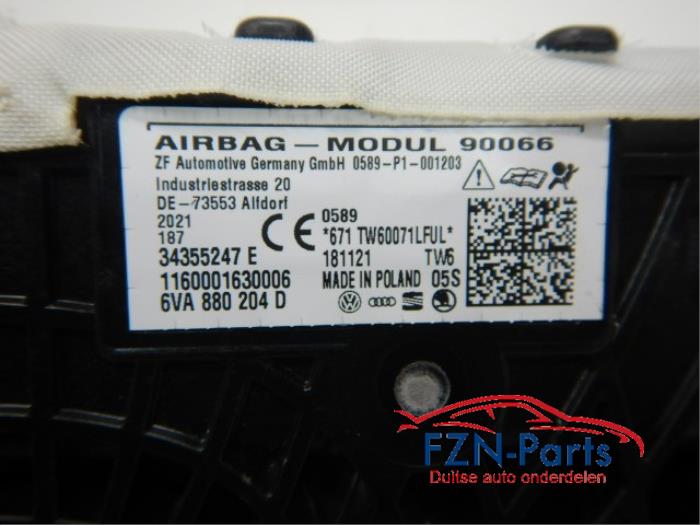 Airbag rechts (Dashboard) Skoda Fabia (22739713)