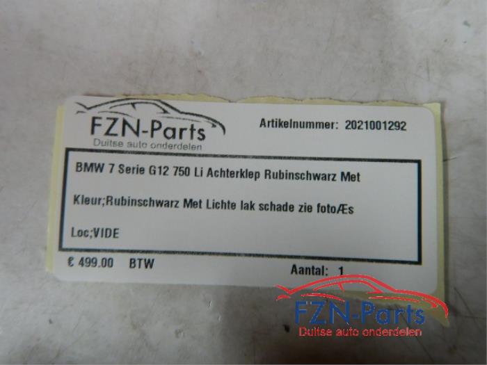 Achterklep BMW 7-Serie (22724480)