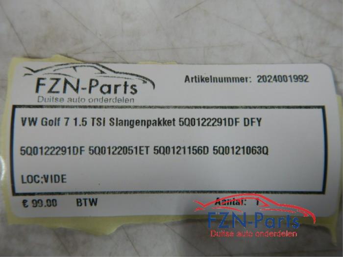 VW Golf 7 1.5 TSI Slangenpakket