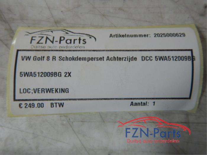 VW Golf 8 R Schokdemperset Achterzijde DCC