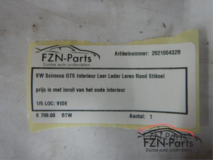 Bekleding Set (compleet) Volkswagen Scirocco (22742048)
