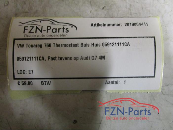 Thermostaathuis Volkswagen Touareg (22739800)