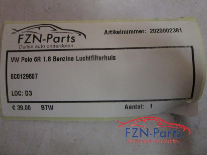 VW Polo 6R 1.8 Benzine Luchtfilterhuis