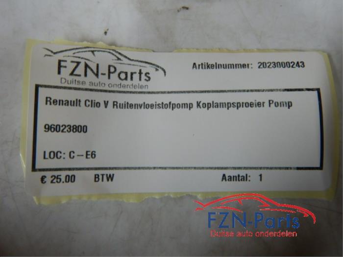 Pomp koplampsproeier Diversen (22739664)