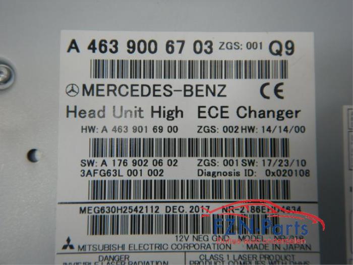 Regelunit Multi Media Mercedes G-Klasse (22741692)