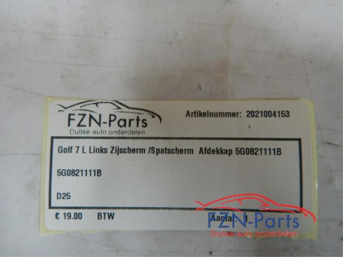 VW Golf 7 Afdekkap Zijscherm Spatscherm Links L