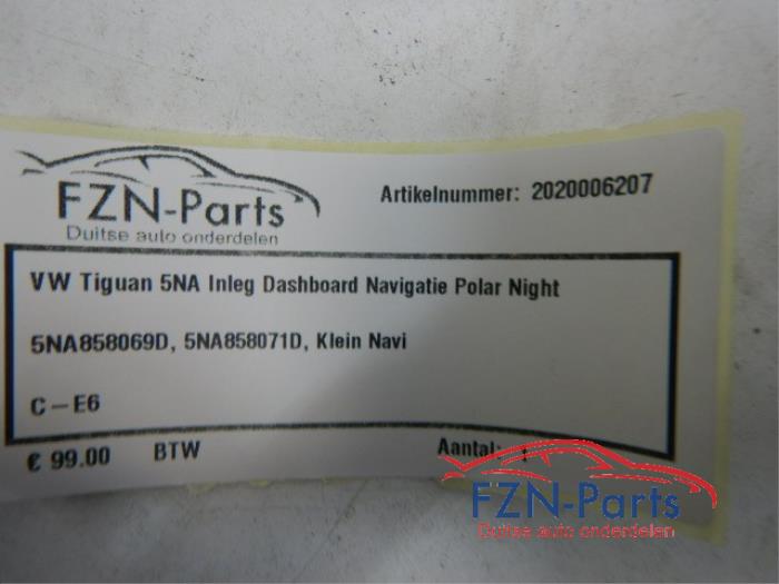VW Tiguan 5NA Inleg Dashboard Navigatie Polar Night