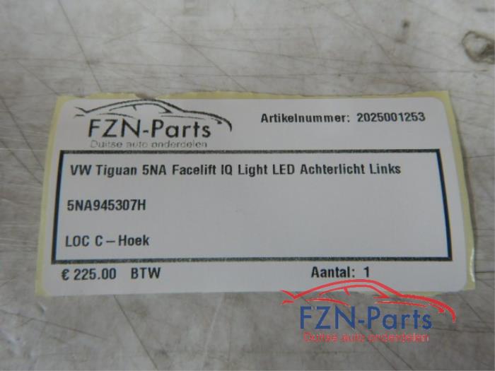 VW Tiguan 5NA Facelift IQ-Light Led Achterlicht Links