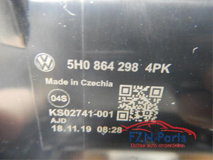 VW Golf 8 Middenconsole Armsteun Achterzijde