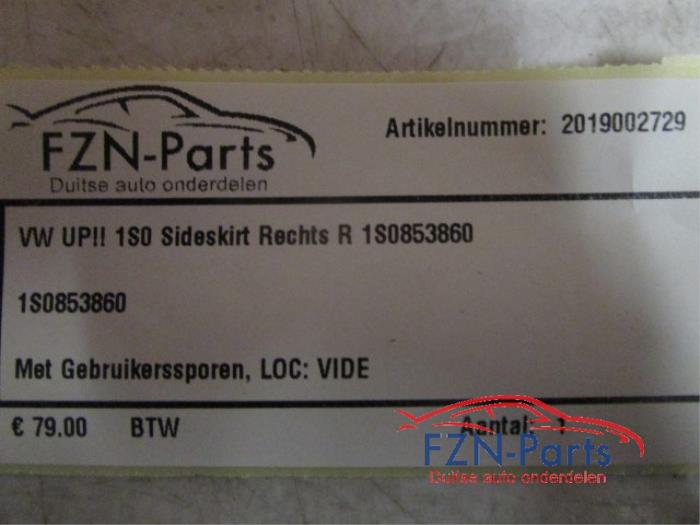VW UP!! 1S0 Sideskirt Rechts R
