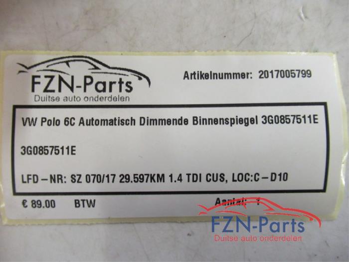 Binnenspiegel Volkswagen Polo (22726546)