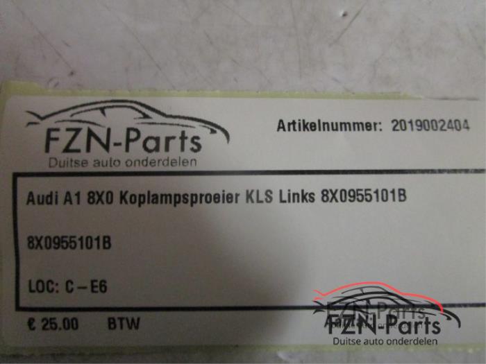 Audi A1 8X0 Koplampsproeier KLS Links