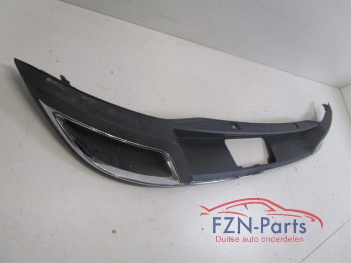 VW Golf 7 Facelift Diffuser Onderlip Achterbumper Vol Chrome