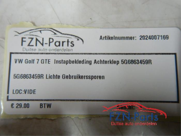 Bekleding Achterklep Volkswagen Golf (22741299)