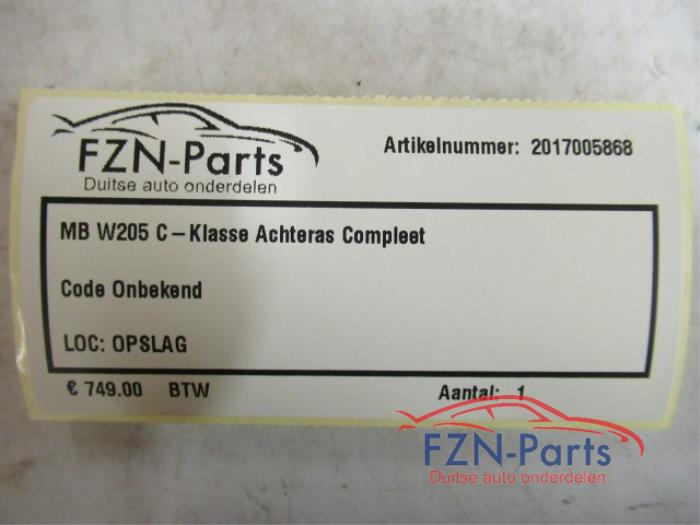 Achteras achterwielaandrijving Mercedes C-Klasse (22742578)