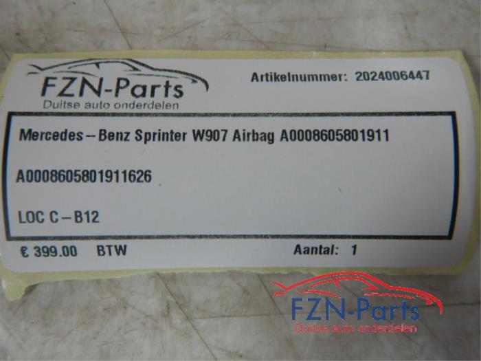 Airbag links (Stuur) Mercedes Sprinter (22730534)