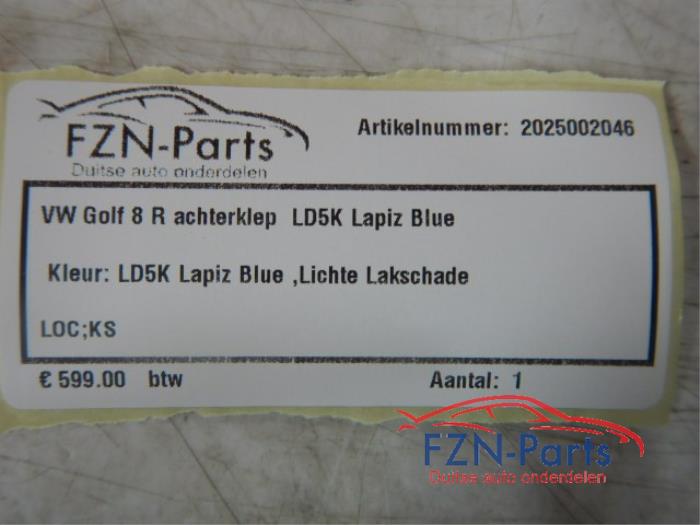 VW Golf 8 R Achterklep LD5K Lapiz Blue Code onbekendKleur: LD5K Lapiz blueLichte lakschadeAchter klep afsluiting achterzijde kofferbak bagageruimte 1.0 eTSI 142889 01-06-2020 07-03-2024
1.0 TSI