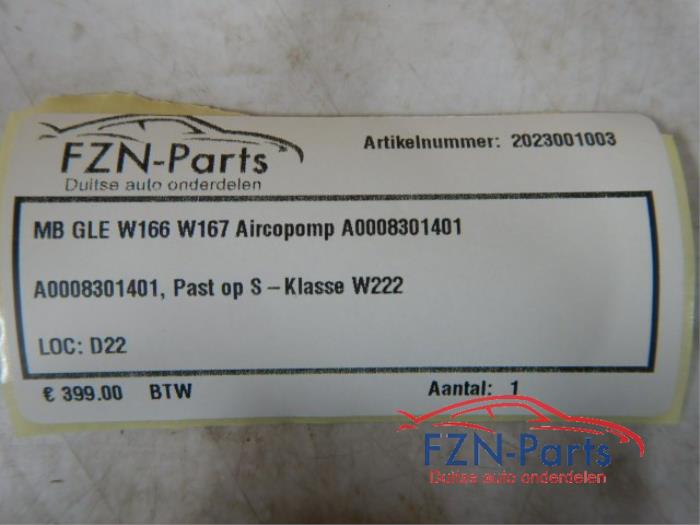 Aircopomp Mercedes GLE (22728947)