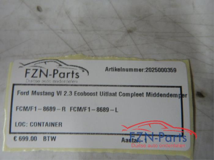 Uitlaat (compleet) Ford Usa Mustang (22742193)