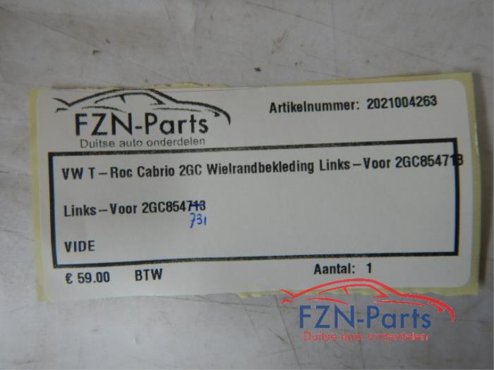 Wielrand voor Volkswagen T-Roc (22738438)