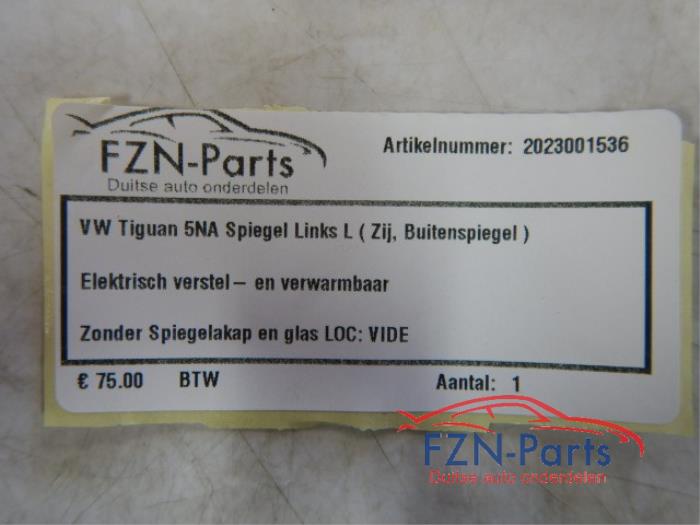 VW Tiguan 5NA Spiegel Links