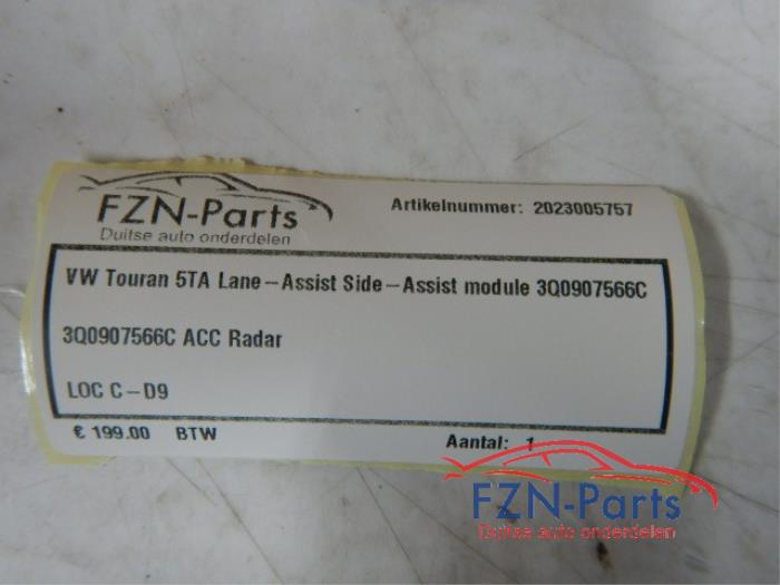 VW Touran 5TA Lane-Assist Side-assist Module