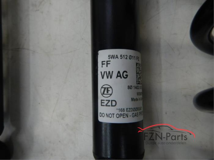 VW Golf 8 R Schokdemper Veren Set Achterzijde