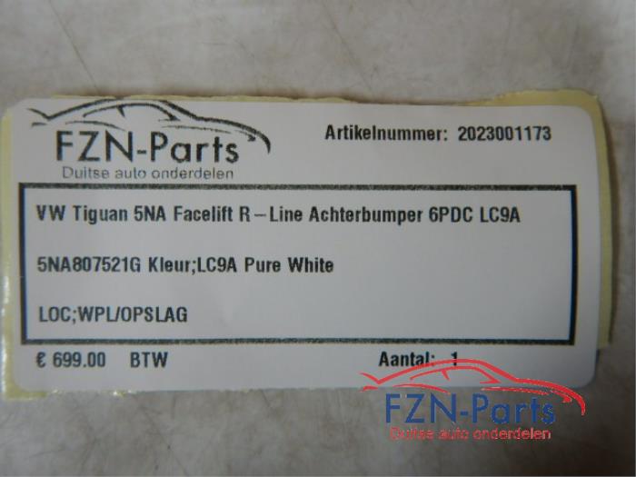 Achterbumper Volkswagen Tiguan (22723728)