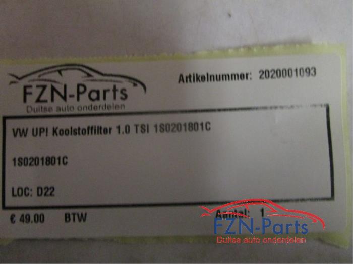 VW Up! Koolstoffilter 1.0 TSI