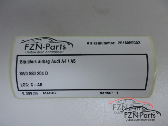Airbag rechts (Dashboard) Audi A4 (22742777)