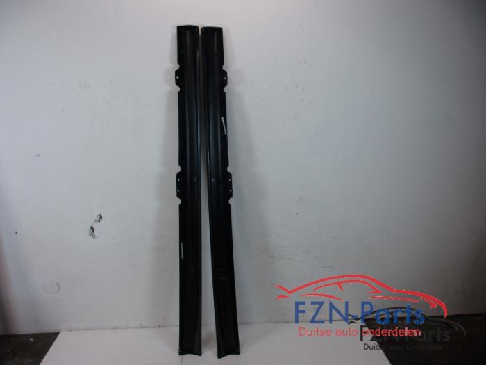 VW Golf 6 R20 Sideskirts R-Line Set L+R Dark Iron Blue LD5G