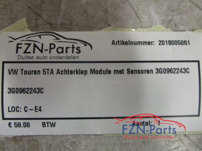 Module achterklep motor Volkswagen Touran (22743534)